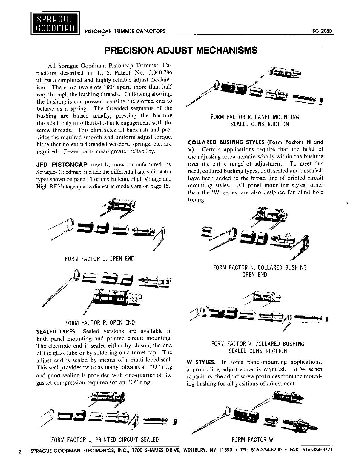 PISTONCAP® Datasheet by SpragueGoodman DigiKey Electronics