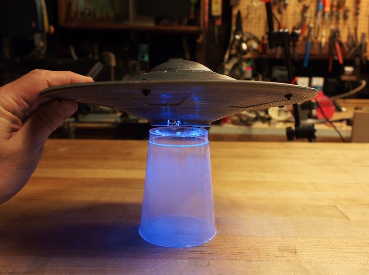 UFO Flying Saucer with Circuit Playground Express