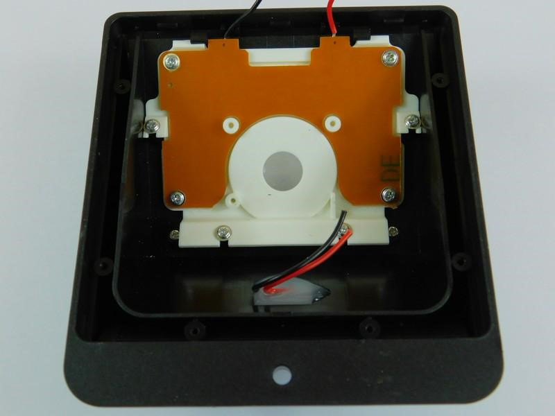 The underside of the light PCB